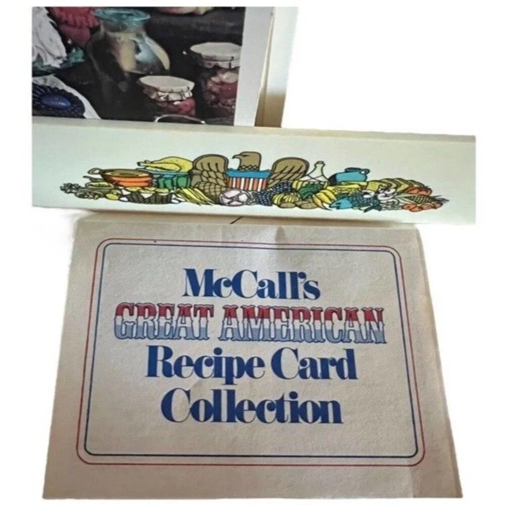 VTG 1973 McCall's Great American Recipe Card Collection 100's of Tasty Recipes!